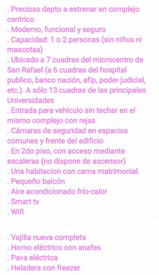 Apartment Precioso Depto Centrico En San Rafael, Mendoza San Rafael (Mendoza)